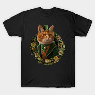 St Patricks Day Cat 1 T-Shirt